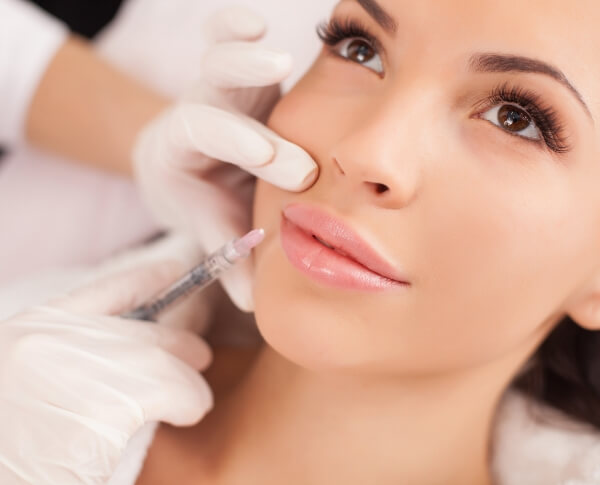 Patient receiving Botox injections