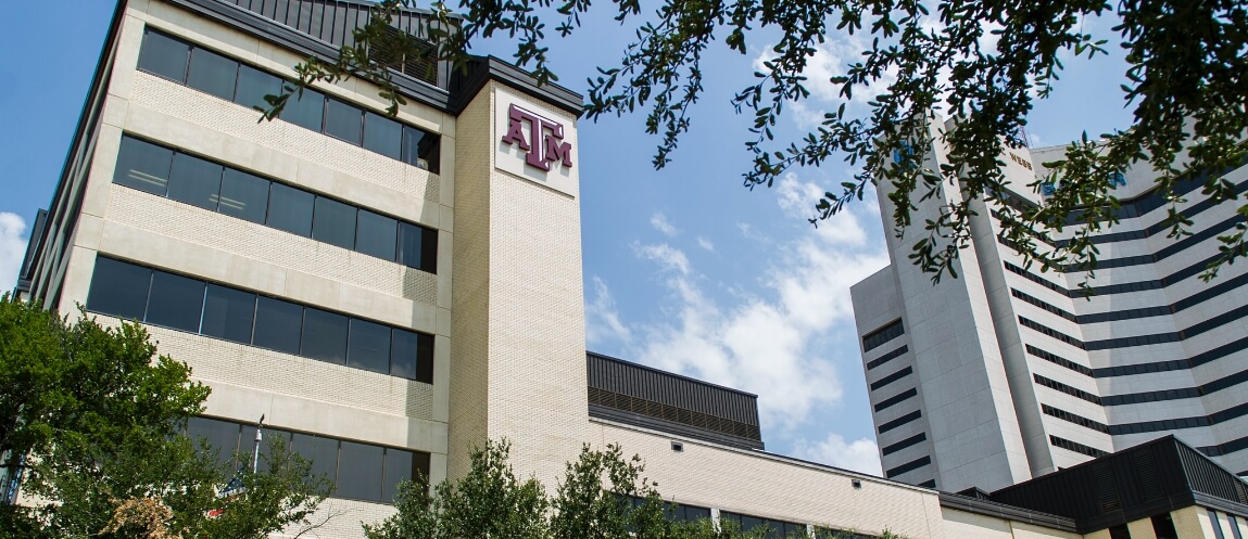 Outside view of dental school building